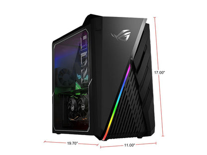 ASUS Gaming Desktop G35DX-DS73S Ryzen 7 3rd Gen 3700X (3.60 GHz) 16 GB DDR4 2 TB HDD 512 GB PCIe SSD NVIDIA GeForce RTX 2070 SUPER Windows 10 Home 64-bit