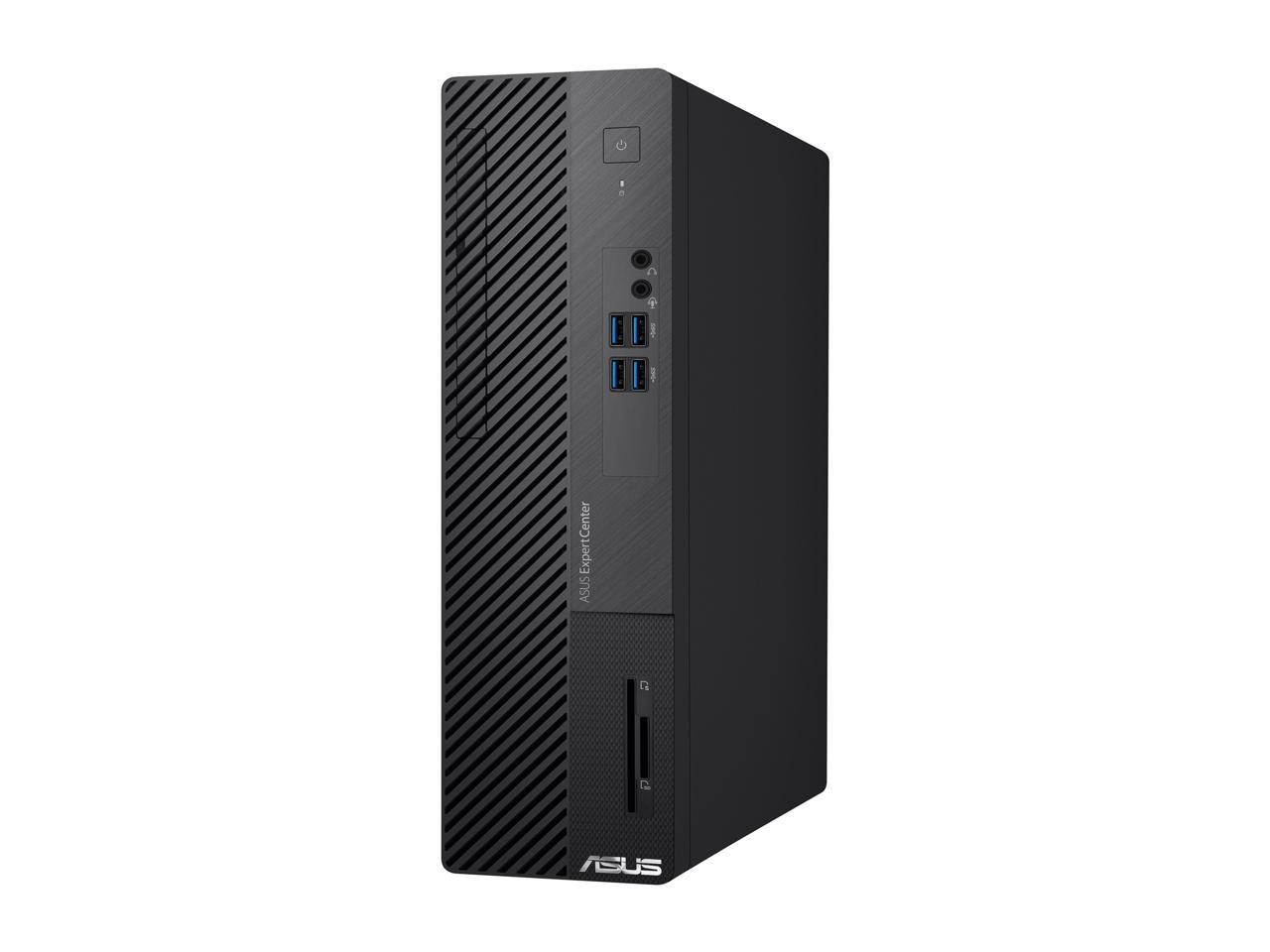 ASUS ExpertCenter D500SA Small Form Factor Desktop PC, Intel Core i5-10400, 8 GB DDR4 RAM, 256 GB PCIe SSD, Wi-Fi 6, TPM, Windows 10 Professional, Black, D500SA-EB501