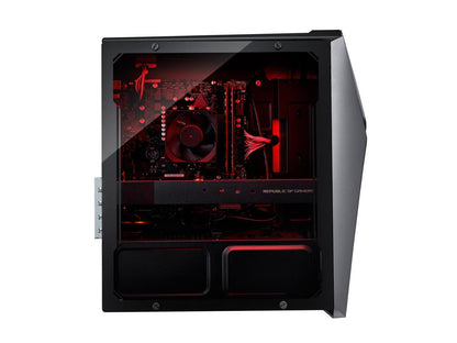 ROG Strix GL10DH Gaming Desktop PC, AMD Ryzen 5 3400G, GeForce GTX 1650, 8 GB DDR4 RAM, 256 GB SSD + 1 TB HDD, Wi-Fi 5, Windows 10 Home, GL10DH-NB551