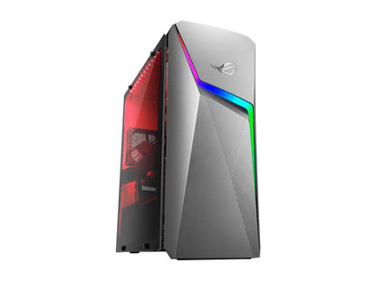 ROG Strix GL10DH Gaming Desktop PC, AMD Ryzen 5 3400G, GeForce GTX 1650, 8 GB DDR4 RAM, 256 GB SSD + 1 TB HDD, Wi-Fi 5, Windows 10 Home, GL10DH-NB551