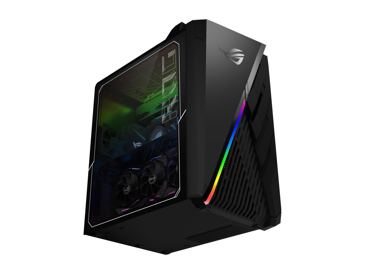 ASUS ROG Strix GA35 Gaming Desktop PC, GeForce RTX 3090, AMD Ryzen 9 5900X, 32GB DDR4 RAM, 1TB PCIe SSD + 2TB HDD, Dual Hot-Swap SSD Bays, ROG Scope & Chakram, Windows 11 Professional, GA35DX-XH999