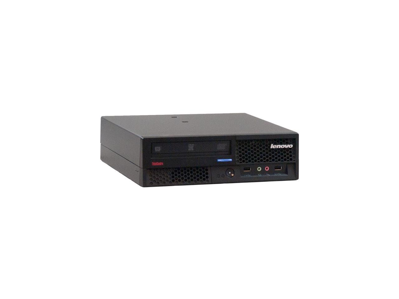 ThinkCentre Desktop PC M58p (6137) Core 2 Duo 3.00 GHz 4 GB DDR3 160 GB HDD Intel GMA 4500 Windows 10 Home 64-Bit