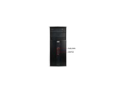 HP Desktop Computer 6200 Pro-Tower Intel Core i3 2100 (3.10 GHz) 4 GB DDR3 250 GB HDD Intel HD Graphics 2000 Windows 10 Pro Multi-Language, English / Spanish