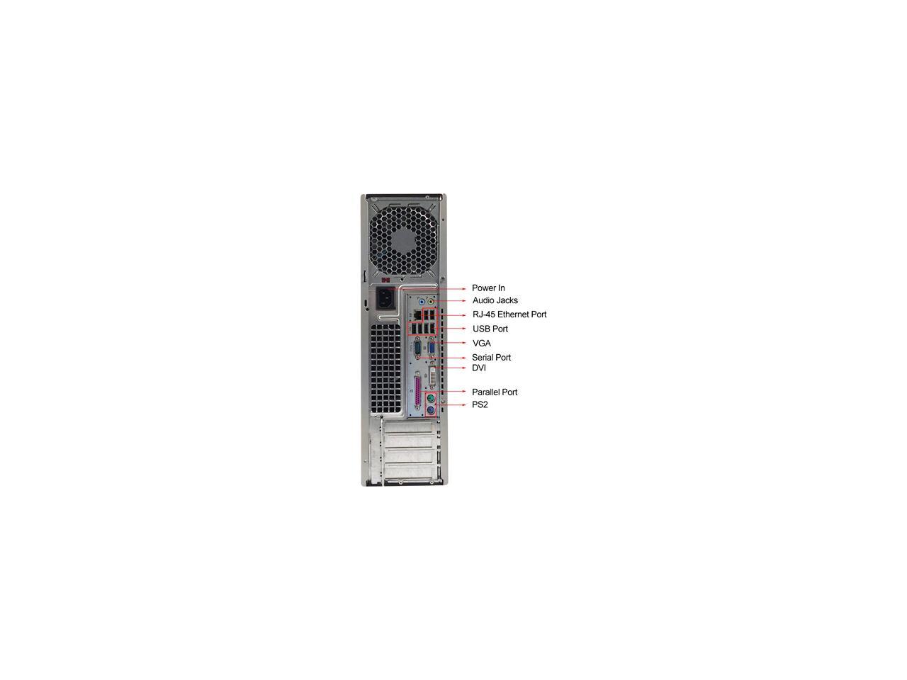 Refurbished HP Compaq DC5750 SFF AMD Athlon 64 3500+ 2.2G / 4G DDR2 / 250G / DVD / Windows 7 Professional 64 Bit / 1 Year Warranty