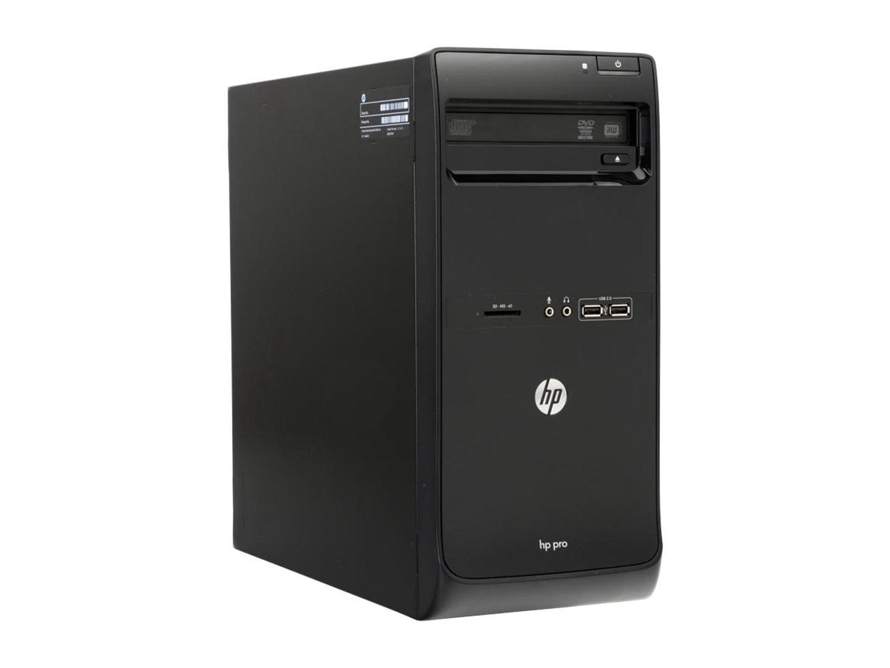 HP Desktop Computer Pro 3500 Intel Core i5 3rd Gen 3470 (3.20 GHz) 8 GB DDR3 1 TB HDD Intel HD Graphics 2500 Windows 10 Pro Multi-Language, English / Spanish