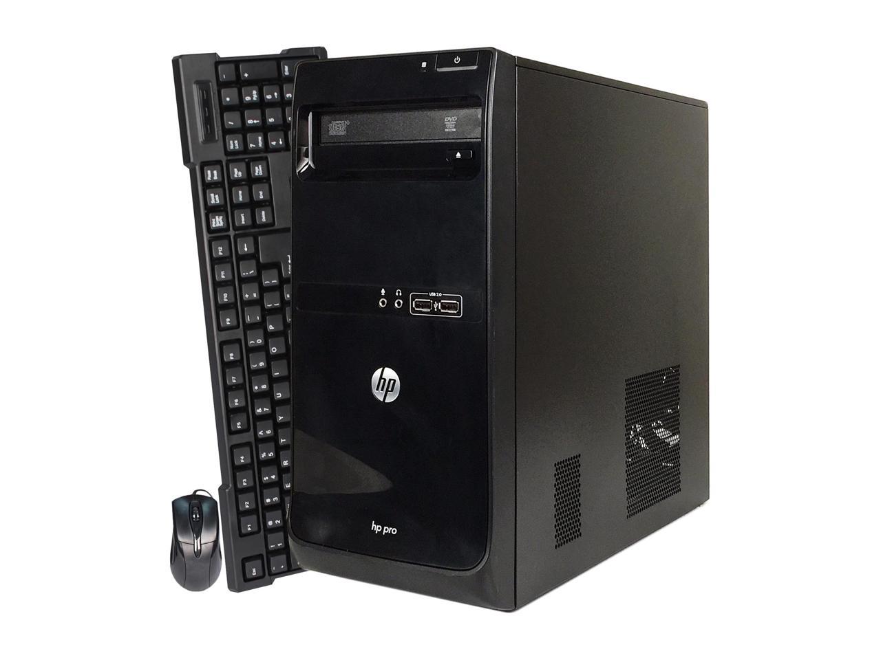 HP Desktop Computer Pro 3500 Intel Core i5 3rd Gen 3470 (3.20 GHz) 8 GB DDR3 1 TB HDD Intel HD Graphics 2500 Windows 10 Pro Multi-Language, English / Spanish