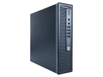 HP Desktop Computer EliteDesk 800 G1 Intel Core i5 4th Gen 4570S (2.90 GHz) 8 GB DDR3 500 GB HDD Intel HD Graphics 4600 Windows 10 Pro Multi-Language, English / Spanish