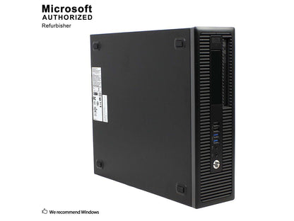 HP ProDesk 800 G1 SFF Intel Core i5 4590 3.30 GHz, 8 GB DDR3, 360 GB SSD, DVD, WiFi, BT 4.0, Windows 10 Pro 64-Bit, 1 Year Warranty