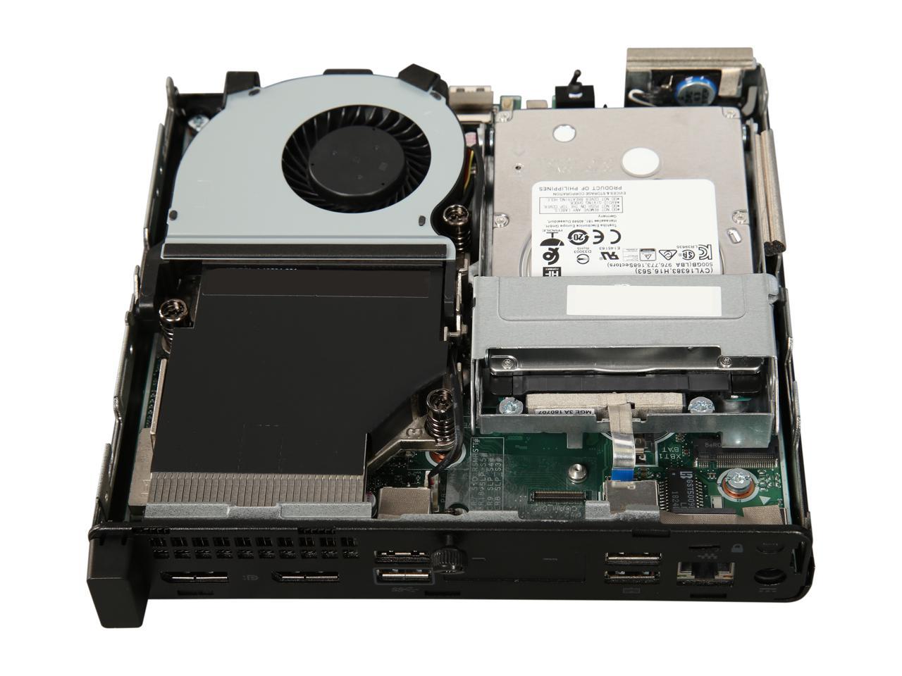 HP Desktop Computer ProDesk 400 G4 (4AC52UT#ABA) Intel Core i5 8th Gen 8500T (2.10 GHz) 4 GB DDR4 500 GB HDD Intel UHD Graphics 630 Windows 10 Pro 64-bit