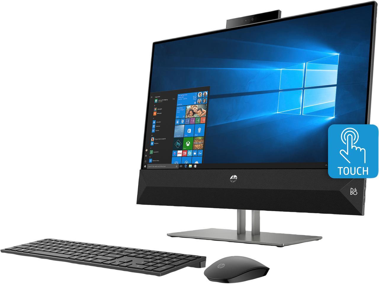 HP All-in-One Computer Pavilion 24-xa0020 Ryzen 5 2nd Gen 2600H (3.20 GHz) 8 GB DDR4 2 TB HDD 23.8" Touchscreen Windows 10 Home 64-bit