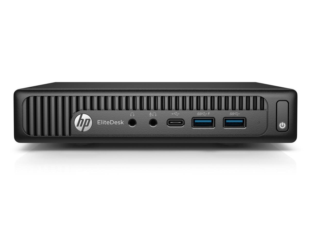 HP Grade A EliteDesk 800G2 Desktop Mini Business, Intel Core i5-6500T 2.50GHz up to 3.10GHz, 16GB DDR4, 240GB SSD, USB Type-C port, Windows 10 Professional 64-Bit(English/Spanish), 1 Year Warranty