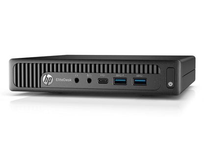 HP Grade A EliteDesk 800G2 Desktop Mini Business, Intel Core i5-6500T 2.50GHz up to 3.10GHz, 16GB DDR4, 240GB SSD, USB Type-C port, Windows 10 Professional 64-Bit(English/Spanish), 1 Year Warranty
