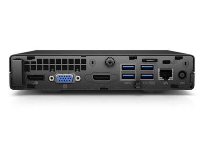 HP Grade A EliteDesk 800G2 Desktop Mini Business, Intel Core i5-6500T 2.50GHz up to 3.10GHz, 16GB DDR4, 240GB SSD, USB Type-C port, Windows 10 Professional 64-Bit(English/Spanish), 1 Year Warranty