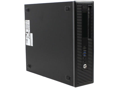 HP Desktop Computer EliteDesk 800 G1 Intel Core i5 4th Gen 4590 (3.30 GHz) 16 GB DDR3 2 TB HDD 240 GB SSD Intel HD Graphics 4600 Windows 10 Pro 64-bit
