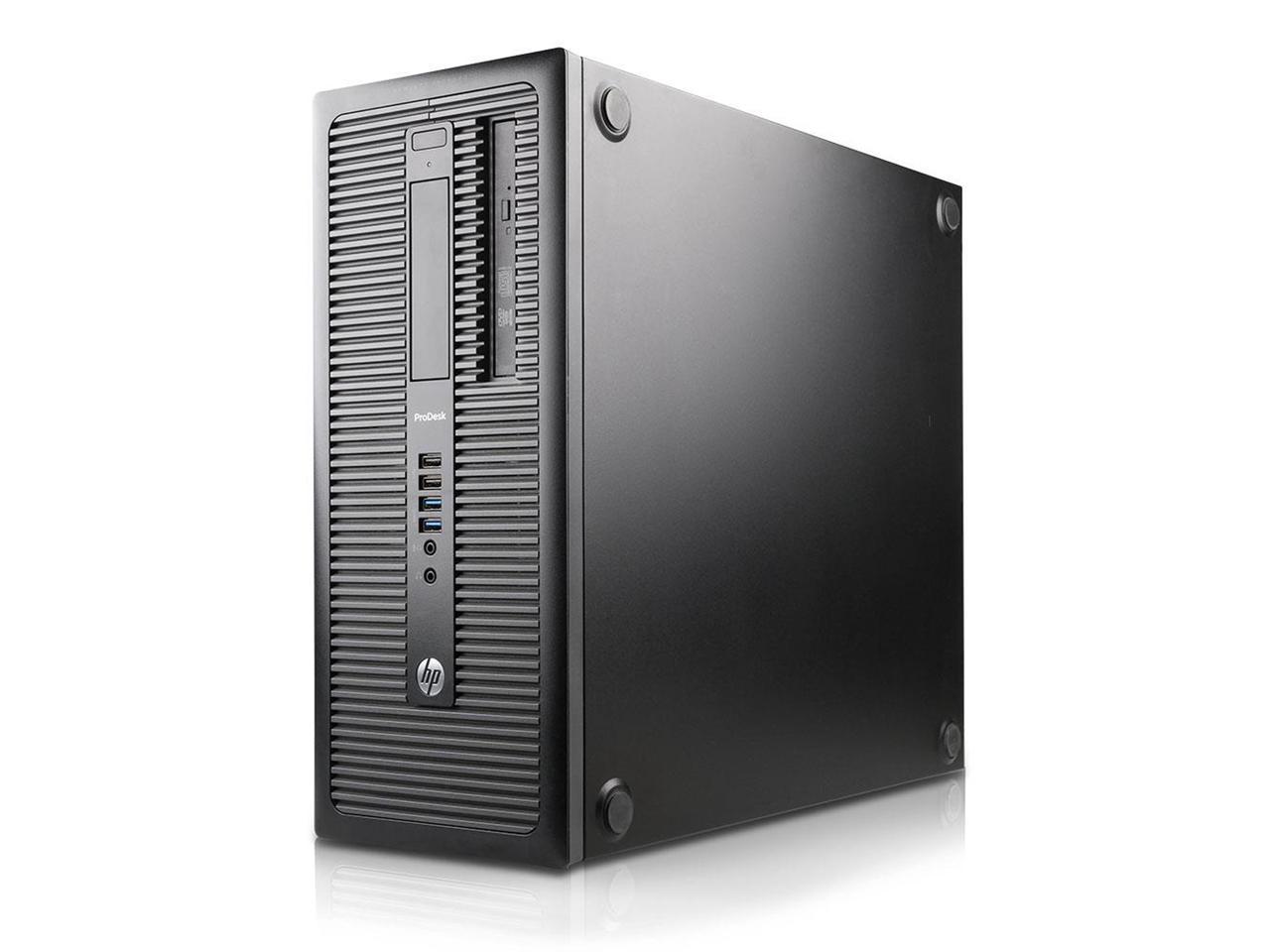 Refurbished HP Grade A Pro 600G1 Tower Computer, Intel Core I3-4130 (3.4GHz), 16G DDR3, 240G SSD + 1T, WIFI, BT 4.0, Windows 10 Pro 64-bit (English/Spanish), 1 Year Warranty
