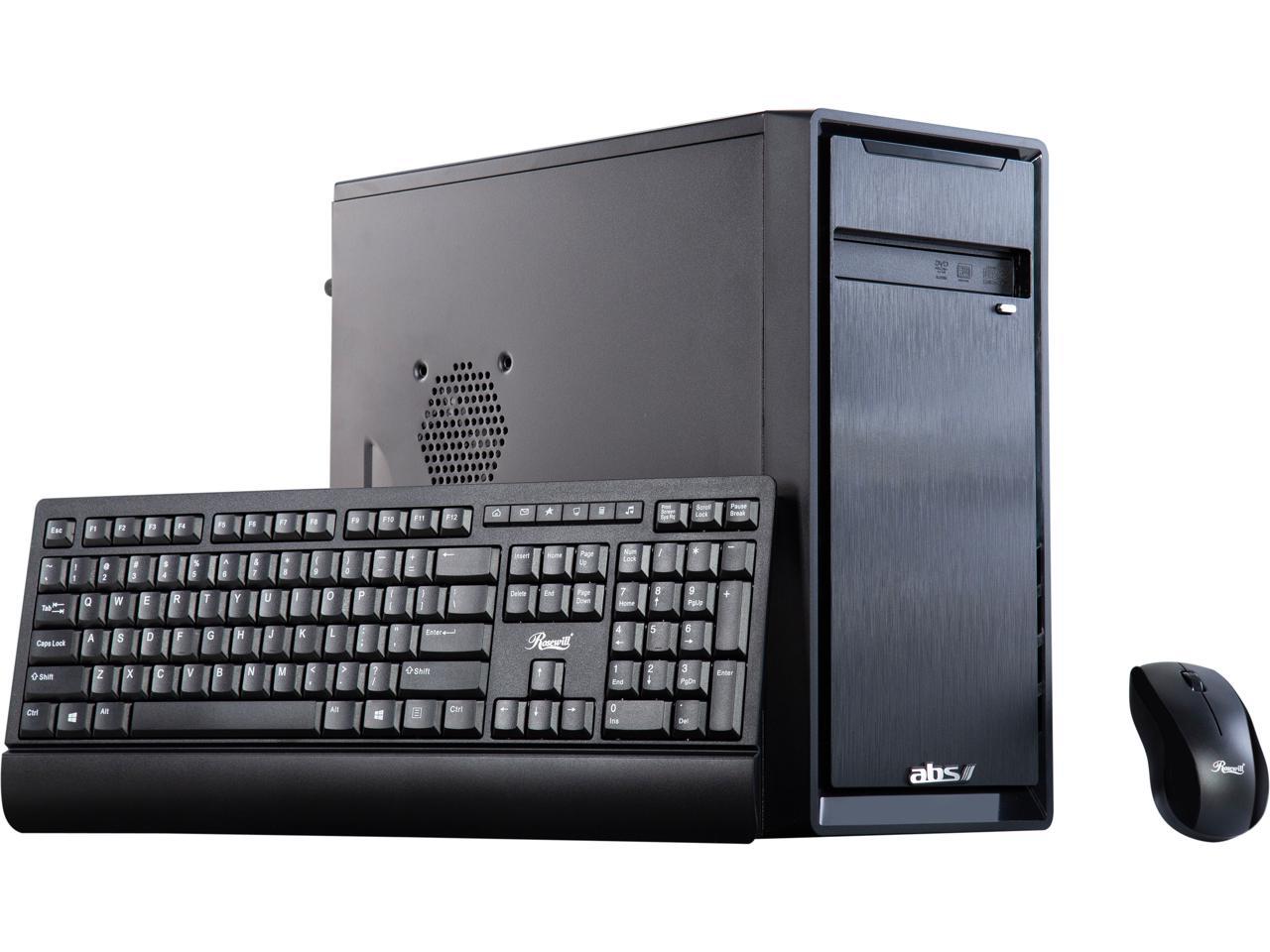 ABS Desktop PC - Intel Core i5-9400 - Intel UHD 630 - 8GB DDR4 RAM - 240GB SSD - 1TB HDD - Windows 10 Pro