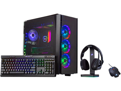 ABS Gladiator Battlestation - Intel Core i9-10900KF - GeForce RTX 3080 - Corsair Vengeance RGB Pro 32 GB DDR4 3600 MHz - 1TB M.2 NVMe SSD - Corsair H115i RGB AIO Cooler 280MM