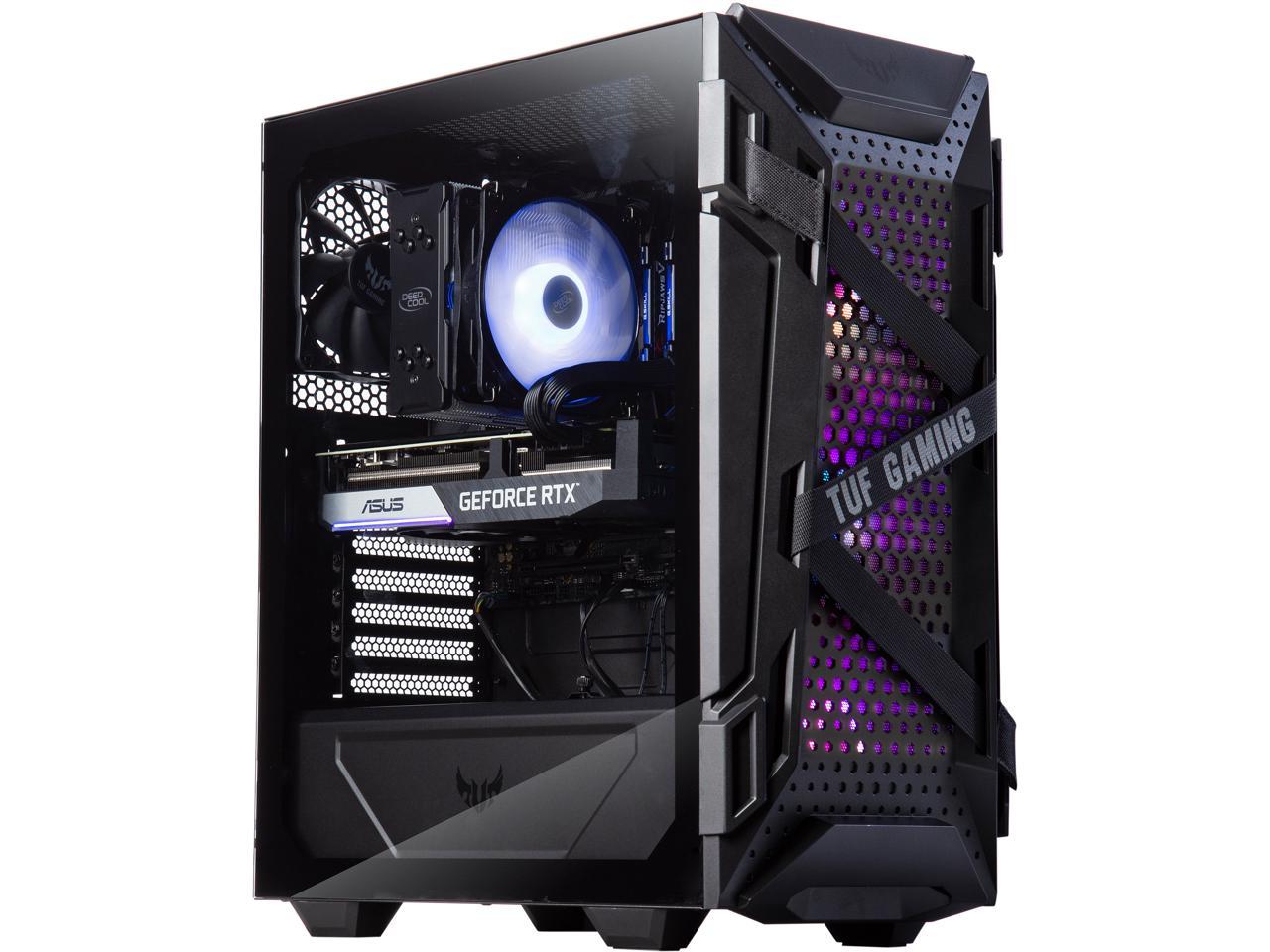 ABS Gladiator Gaming PC - Intel i7 10700F - ASUS Dual GeForce RTX 3070 8GB - G.Skill Ripjaw V 16GB DDR4 3200MHz - 1TB Intel M.2 NVMe SSD