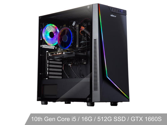 ABS Challenger Gaming PC - Intel i5 10400F - GeForce GTX 1660 SUPER - 16GB DDR4 3000MHz - 512GB SSD