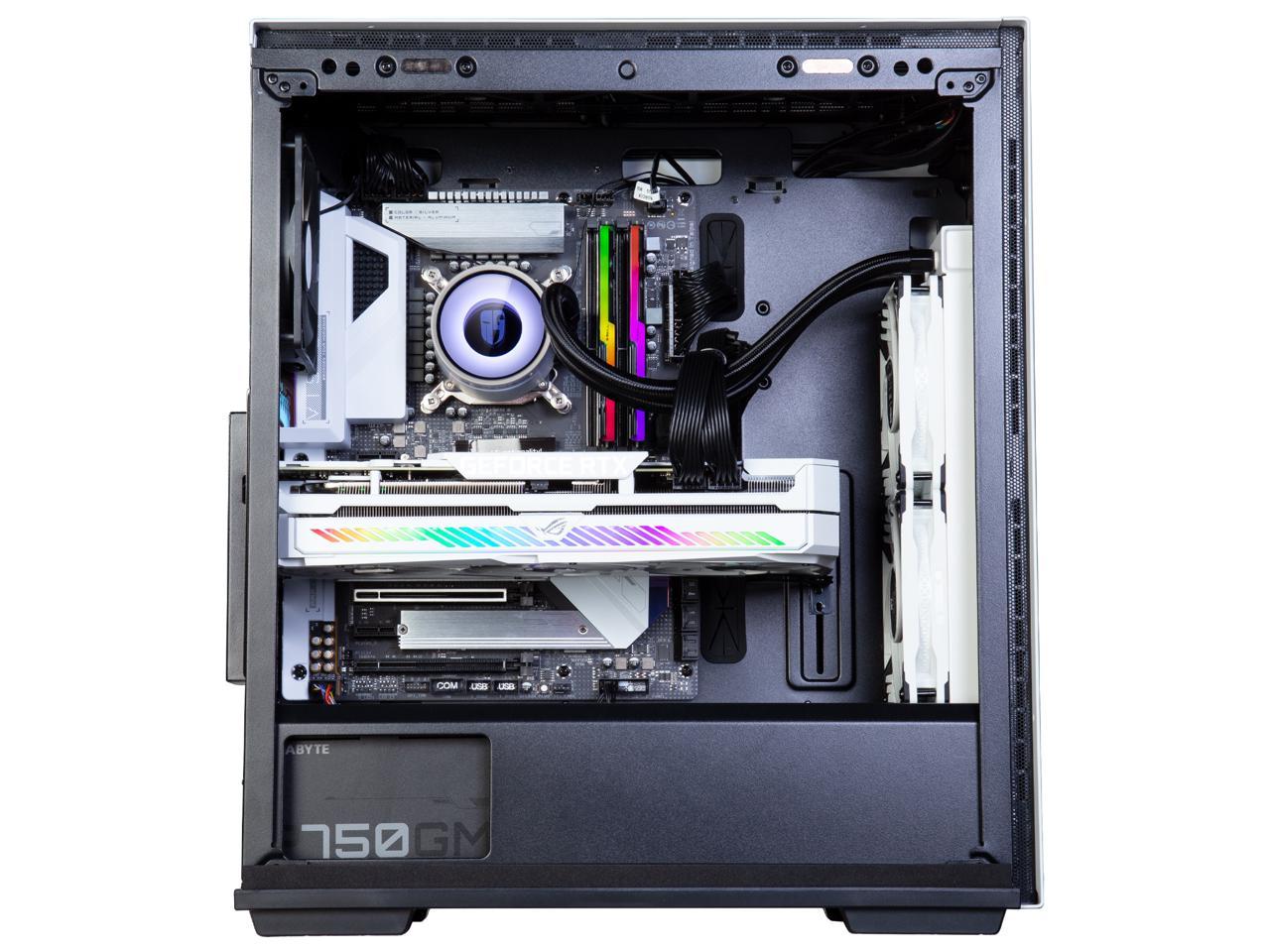 ABS Gladiator Gaming PC - Intel i7 10700K - ASUS ROG STRIX 3070 O8G White - G.Skill TridentZ RGB 16GB DDR4 3200MHz - 1TB Intel M.2 NVMe SSD - 240MM RGB AIO White Cooler