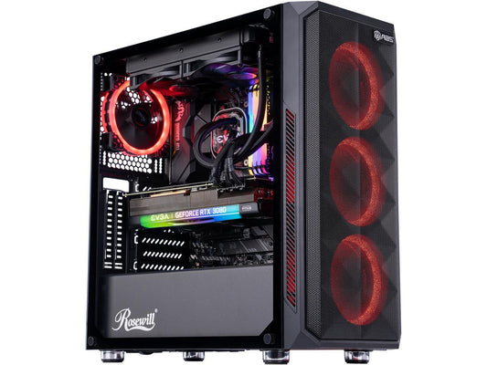 ABS Gladiator Gaming PC - Ryzen 9 5900X - EVGA GeForce RTX 3080 FTW3 Ultra Gaming - CORSAIR Vengeance RGB 32GB DDR4 3600MHz - 1TB Intel M.2 NVMe SSD - EVGA CLC 240MM AIO