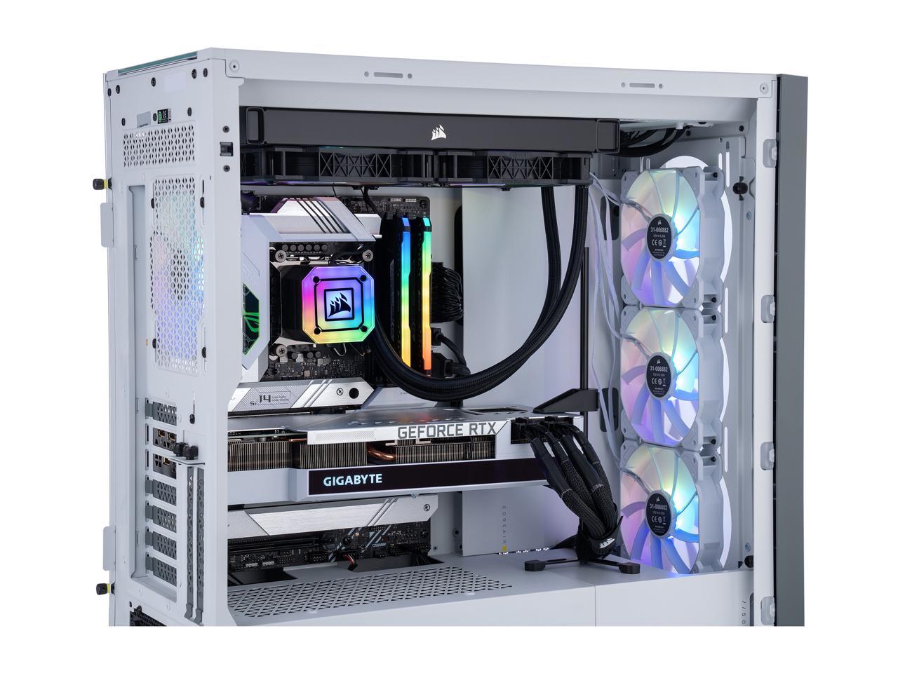 ABS Legend Gaming PC - Intel i9 12900K - GeForce RTX 3080 Ti - Corsair Vengeance RGB Pro 32GB (2x16GB) DDR4 3200MHz - 2TB M.2 NVMe SSD - Corsair iCue 5000x Gaming Case