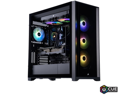ABS Gladiator Gaming PC - Windows 10 Home - Intel i7 12700KF - GeForce RTX 3080 - Corsair Vengeance RGB Pro 32GB (2x16GB) DDR4 3200MHz - 1TB PCIe Gen4 NVMe SSD - Corsair iCue 5000x Gaming Case