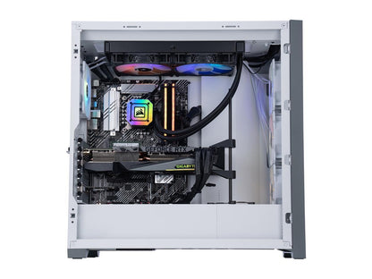 ABS Legend Gaming PC - Intel i9 11900KF - GeForce RTX 3080 Ti - Corsair Vengeance RGB Pro 32GB (2x16GB) DDR4 3200MHz - 2TB Intel M.2 NVMe SSD - Corsair iCue 5000X White Gaming Case