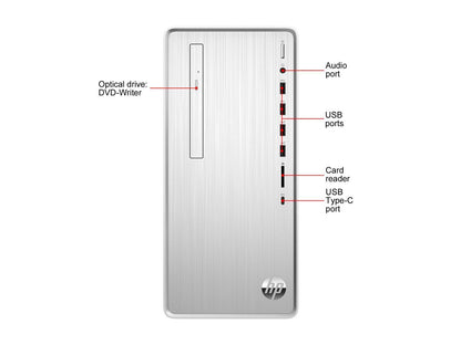 HP Pavilion TP01-1050 - Intel Core i5-10400 - 8 GB DDR4 - 512 GB SSD - Windows 10 Home - Desktop PC