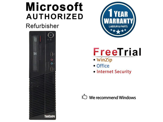 Refurbished Lenovo ThinkCentre M73 Slim/Small Form Factor Intel Core i5 4570 3.20 GHz / 8 GB DDR3 / 240 GB SSD / DVD / WIFI / Windows 10 Pro 64-bit