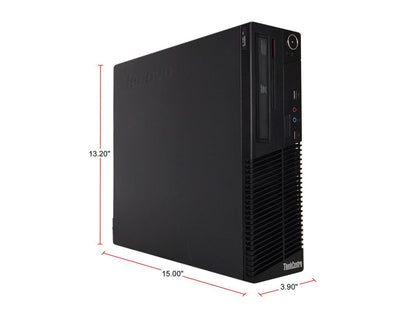 Refurbished Lenovo ThinkCentre M73 Slim/Small Form Factor Intel Core i5 4570 3.20 GHz / 8 GB DDR3 / 240 GB SSD / DVD / WIFI / Windows 10 Pro 64-bit