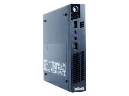 Lenovo Desktop Computer ThinkCentre M73 Intel Core i3 4th Gen 4130 (3.40 GHz) 8 GB DDR3 500 GB HDD Intel HD Graphics 4400 Windows 10 Pro Multi-Language, English / Spanish