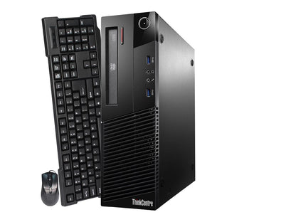 Lenovo Desktop Computer ThinkCentre M93P Intel Core i5 4th Gen 4570 (3.20 GHz) 8 GB DDR3 240 GB SSD Intel HD Graphics 4600 Windows 10 Pro 64-bit