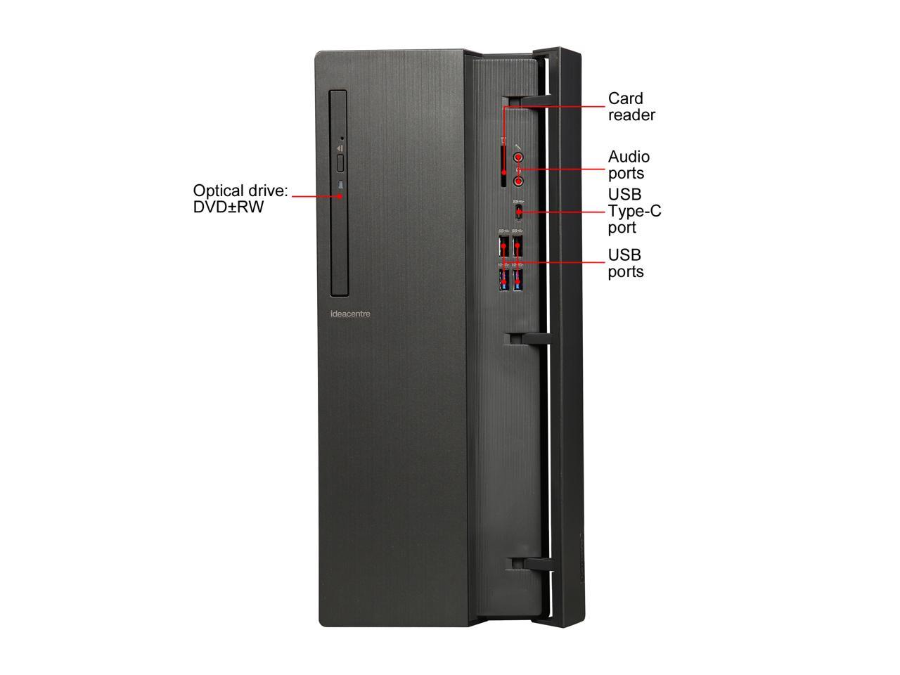 Lenovo Desktop Computer IdeaCentre 510A-15ICB (90HV0001US) Intel Core i5 8th Gen 8400 (2.80 GHz) 8 GB DDR4 1 TB HDD Intel UHD Graphics 630 Windows 10 Home 64-Bit