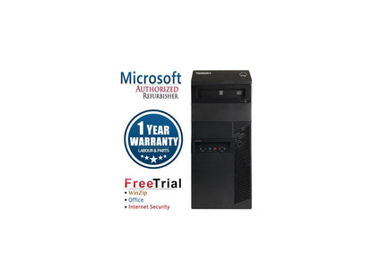 Refurbished Lenovo ThinkCentre M82 Tower Intel Core i5 3470 3.2G / 16G DDR3 / 120G SSD+2TB / DVD / Windows 10 Professional 64 Bit / 1 Year Warranty