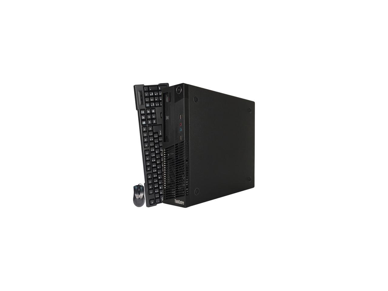 Lenovo Desktop Computer ThinkCentre M91P Intel Core i5 2nd Gen 2400 (3.10 GHz) 8 GB DDR3 120 GB SSD Intel HD Graphics Windows 10 Pro Multi-Language, English / Spanish