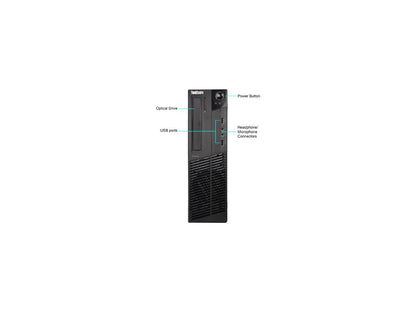 Lenovo Desktop Computer M92P Intel Core i5 3470 (3.20 GHz) 4 GB 500 GB HDD Windows 10 Pro 64-Bit