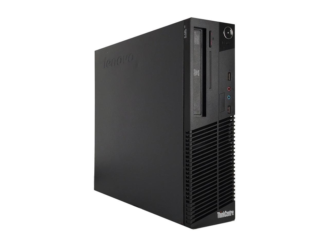 Lenovo Desktop Computer ThinkCentre M71E-SFF Intel Core i3 3.10 GHz 4 GB DDR3 250 GB HDD Intel HD Graphics 2000 Windows 10 Pro 64-bit