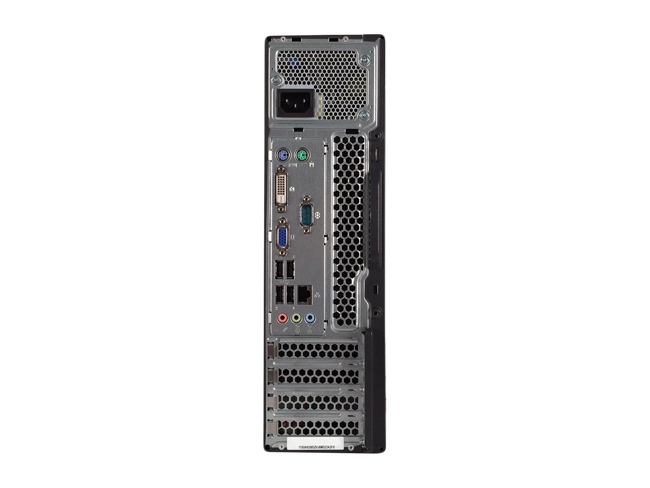 Lenovo Desktop Computer ThinkCentre M71E-SFF Intel Core i3 3.10 GHz 4 GB DDR3 250 GB HDD Intel HD Graphics 2000 Windows 10 Pro 64-bit