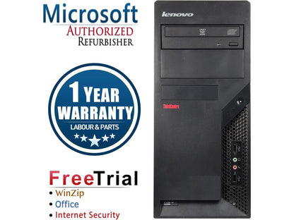 Lenovo Desktop Computer ThinkCentre M58P-TW Core 2 Duo E8400 (3.00 GHz) 4 GB DDR3 2 TB HDD Intel GMA 4500 Windows 10 Pro 64-bit