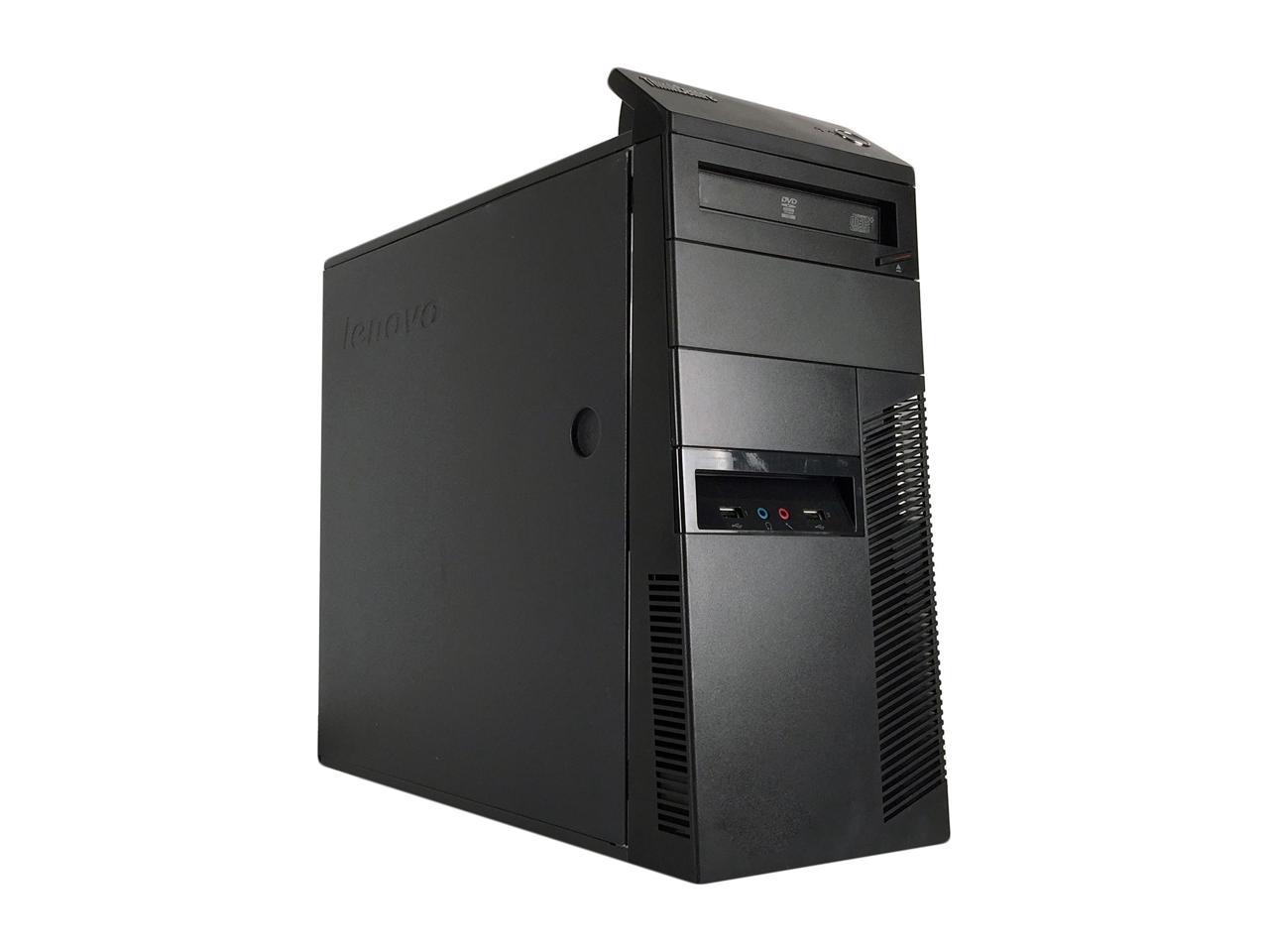 Lenovo Desktop Computer ThinkCentre M90P-Tower Intel Core i5 1st Gen 650 (3.20 GHz) 8 GB DDR3 2 TB HDD Intel HD Graphics Windows 10 Pro Multi-Language, English / Spanish