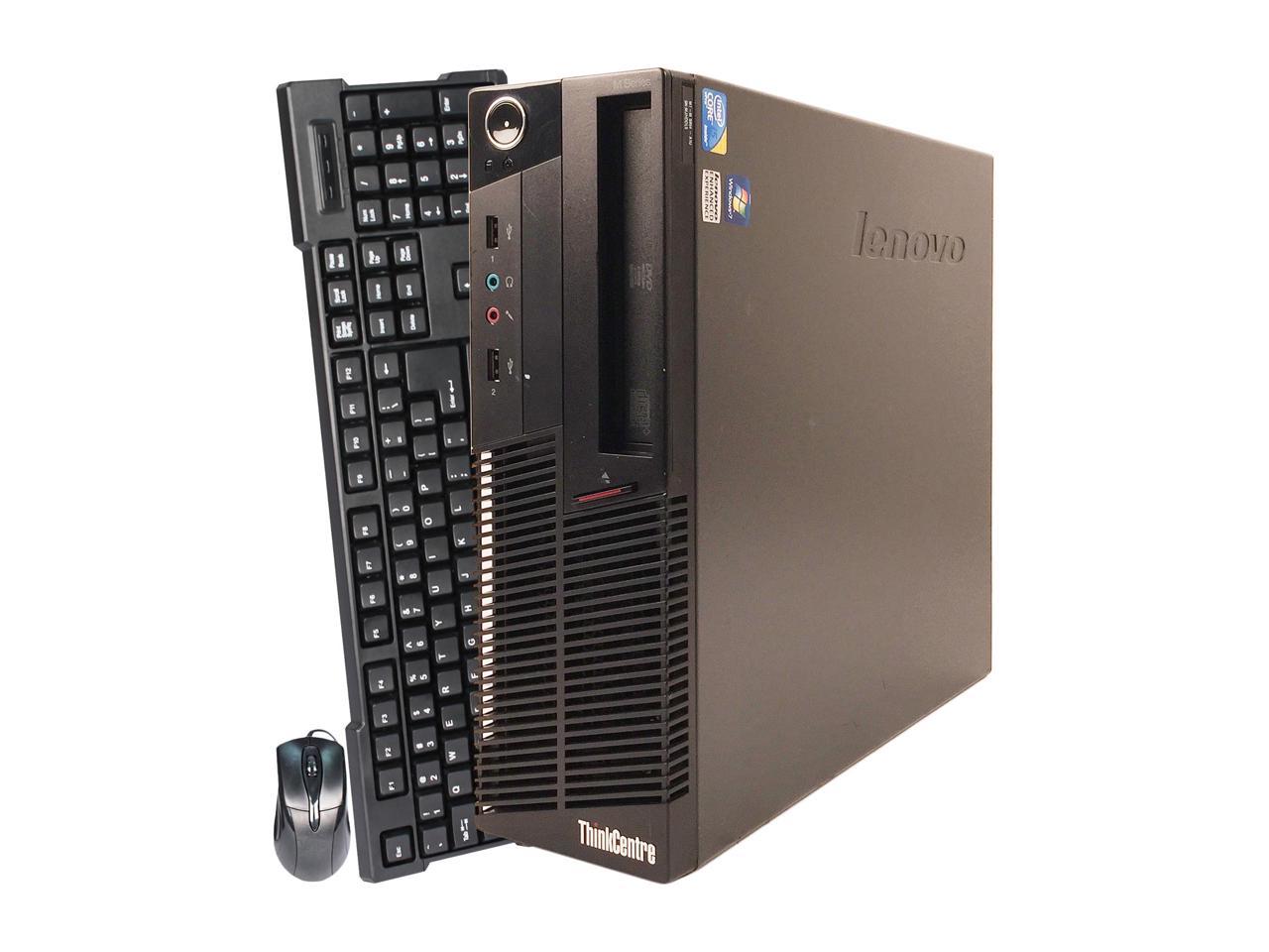 Lenovo Desktop Computer ThinkCentre M90P-SFF Intel Core i5 1st Gen 650 (3.20 GHz) 4 GB DDR3 500 GB HDD Intel HD Graphics Windows 10 Pro Multi-Language, English / Spanish