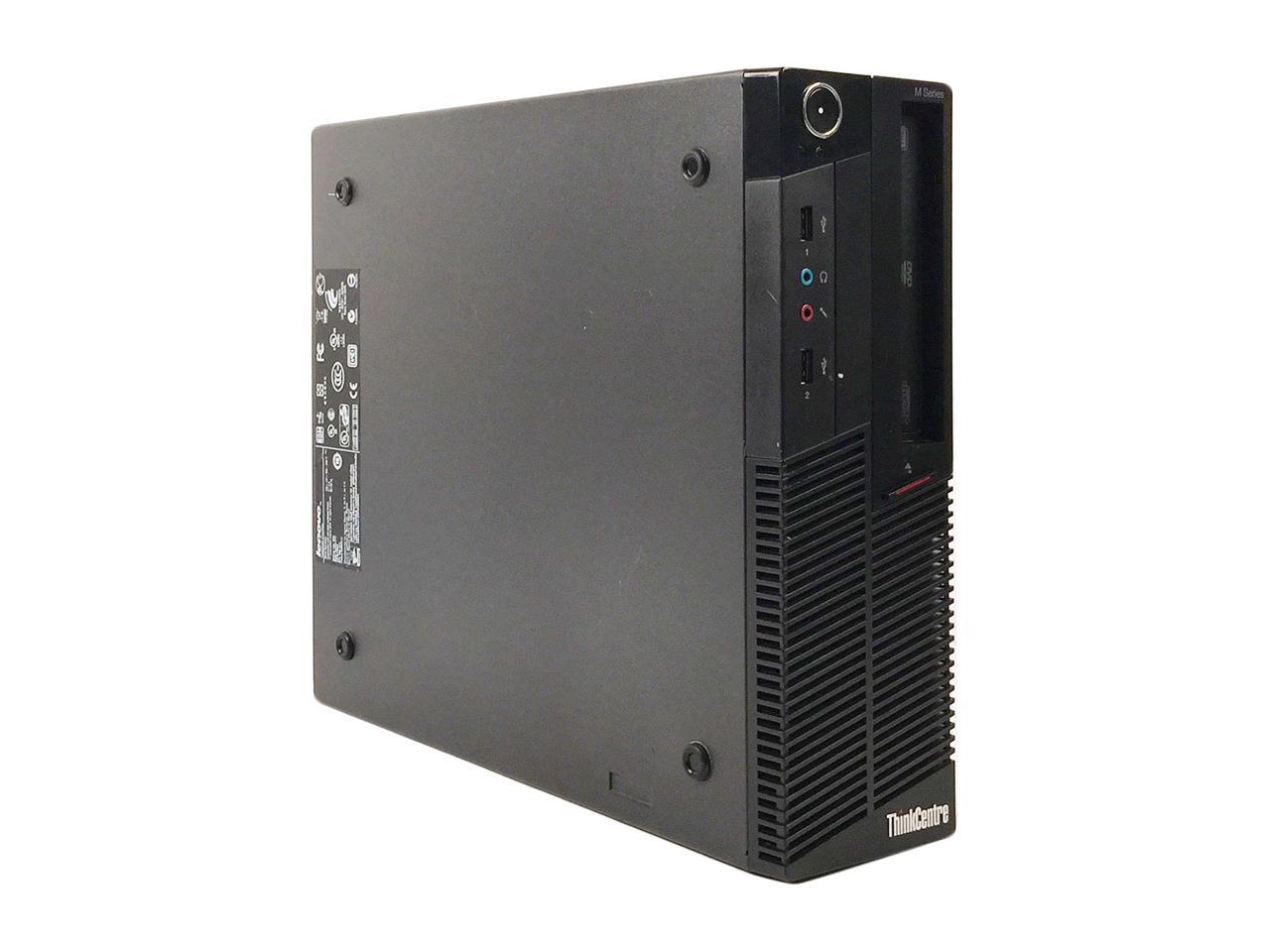 Lenovo Desktop Computer ThinkCentre M90P-SFF Intel Core i5 1st Gen 650 (3.20 GHz) 8 GB DDR3 1 TB HDD Intel HD Graphics Windows 10 Pro Multi-Language, English / Spanish