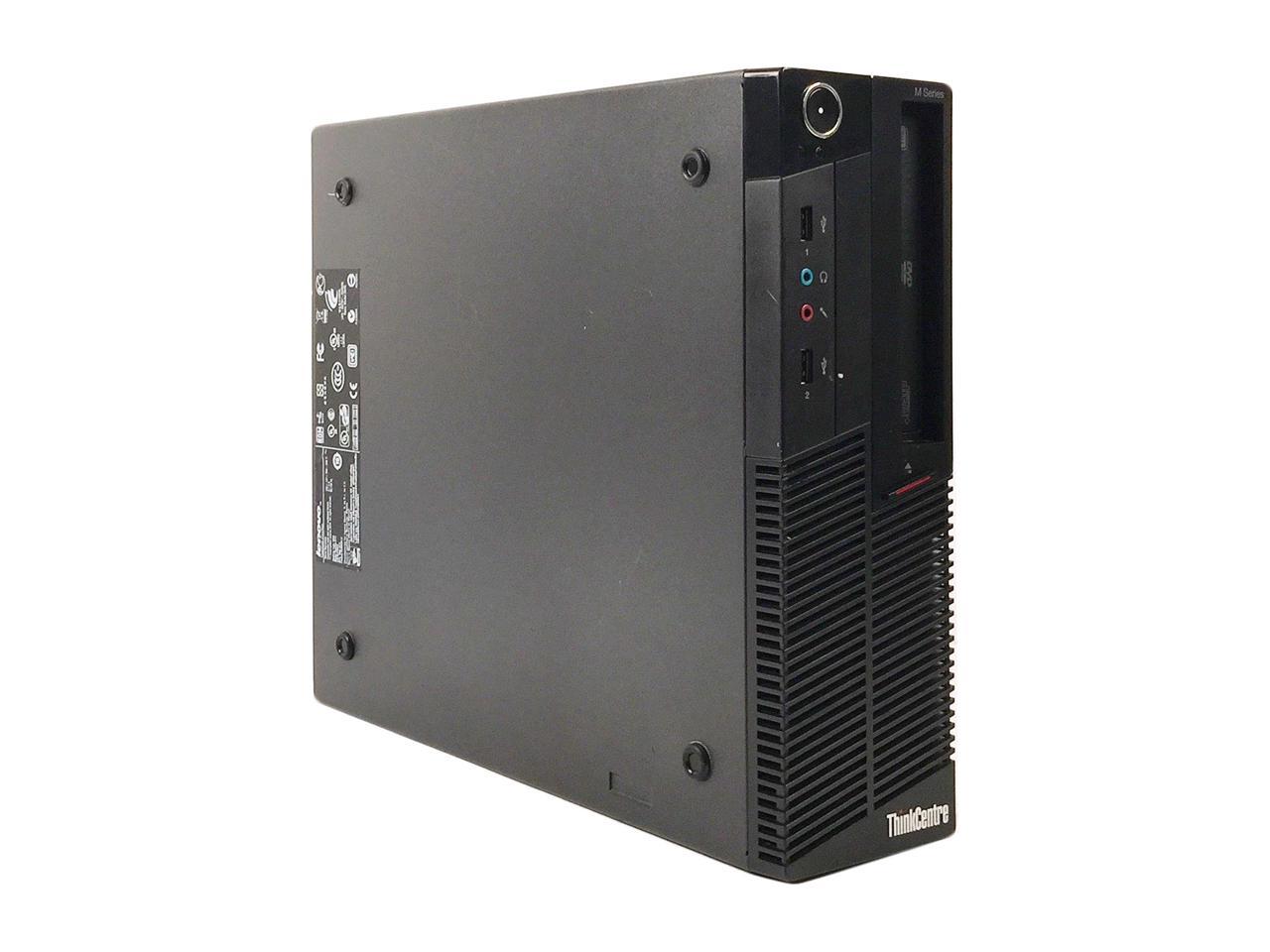 Lenovo Desktop Computer ThinkCentre M90P-SFF Intel Core i5 1st Gen 650 (3.20 GHz) 8 GB DDR3 1 TB HDD Intel HD Graphics Windows 10 Pro Multi-Language, English / Spanish