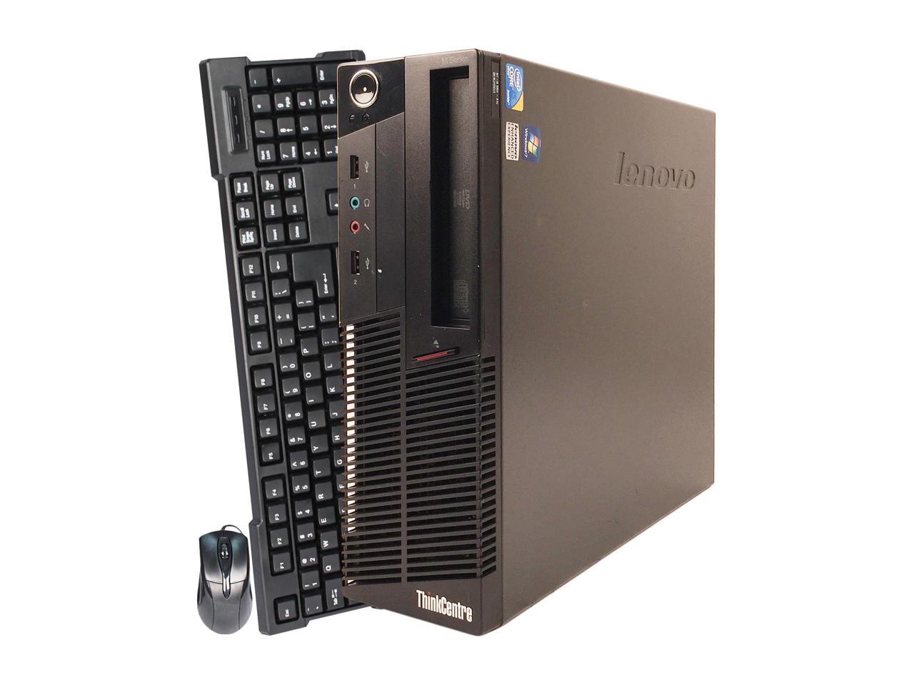 Lenovo Desktop Computer ThinkCentre M90P-SFF Intel Core i5 1st Gen 650 (3.20 GHz) 8 GB DDR3 1 TB HDD Intel HD Graphics Windows 10 Pro Multi-Language, English / Spanish