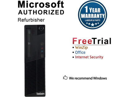 Lenovo Desktop Computer ThinkCentre M71E Intel Core i5 2nd Gen 2400 (3.10 GHz) 8 GB DDR3 2 TB HDD Intel HD Graphics 2000 Windows 10 Pro Multi-Language, English / Spanish