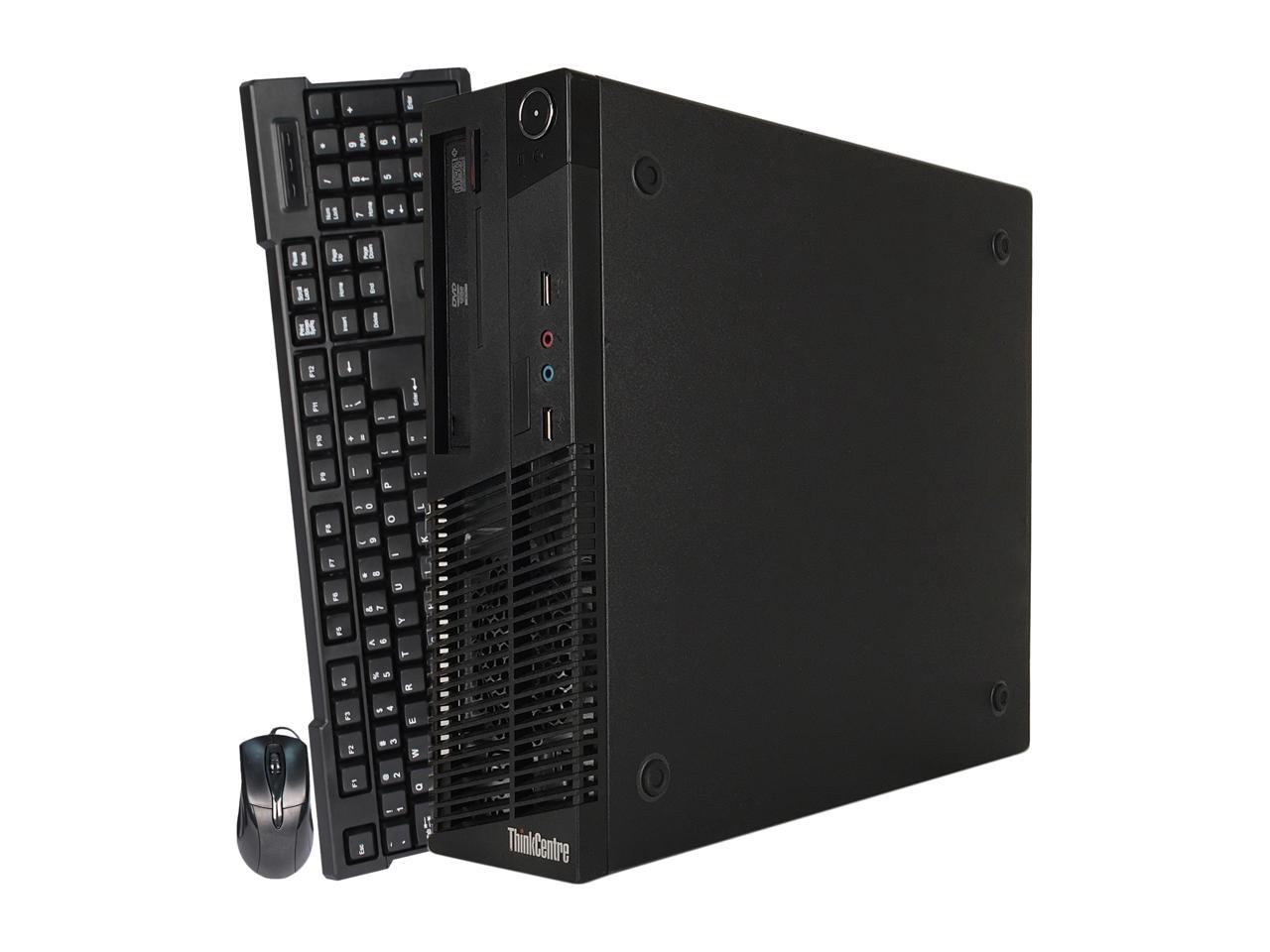 Lenovo Desktop Computer ThinkCentre M71E Intel Core i5 2nd Gen 2400 (3.10 GHz) 8 GB DDR3 2 TB HDD Intel HD Graphics 2000 Windows 10 Pro Multi-Language, English / Spanish