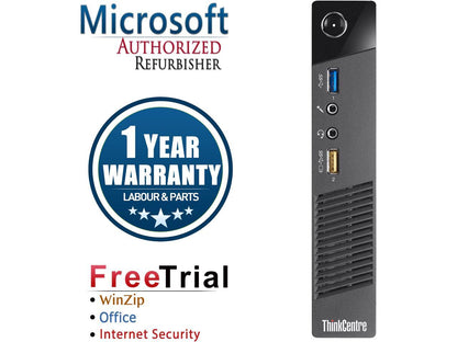 Lenovo Desktop Computer ThinkCentre M73 Intel Core i5 4th Gen 4570T (2.90 GHz) 4 GB DDR3 320 GB HDD Intel HD Graphics 4600 Windows 10 Pro Multi-Language, English / Spanish