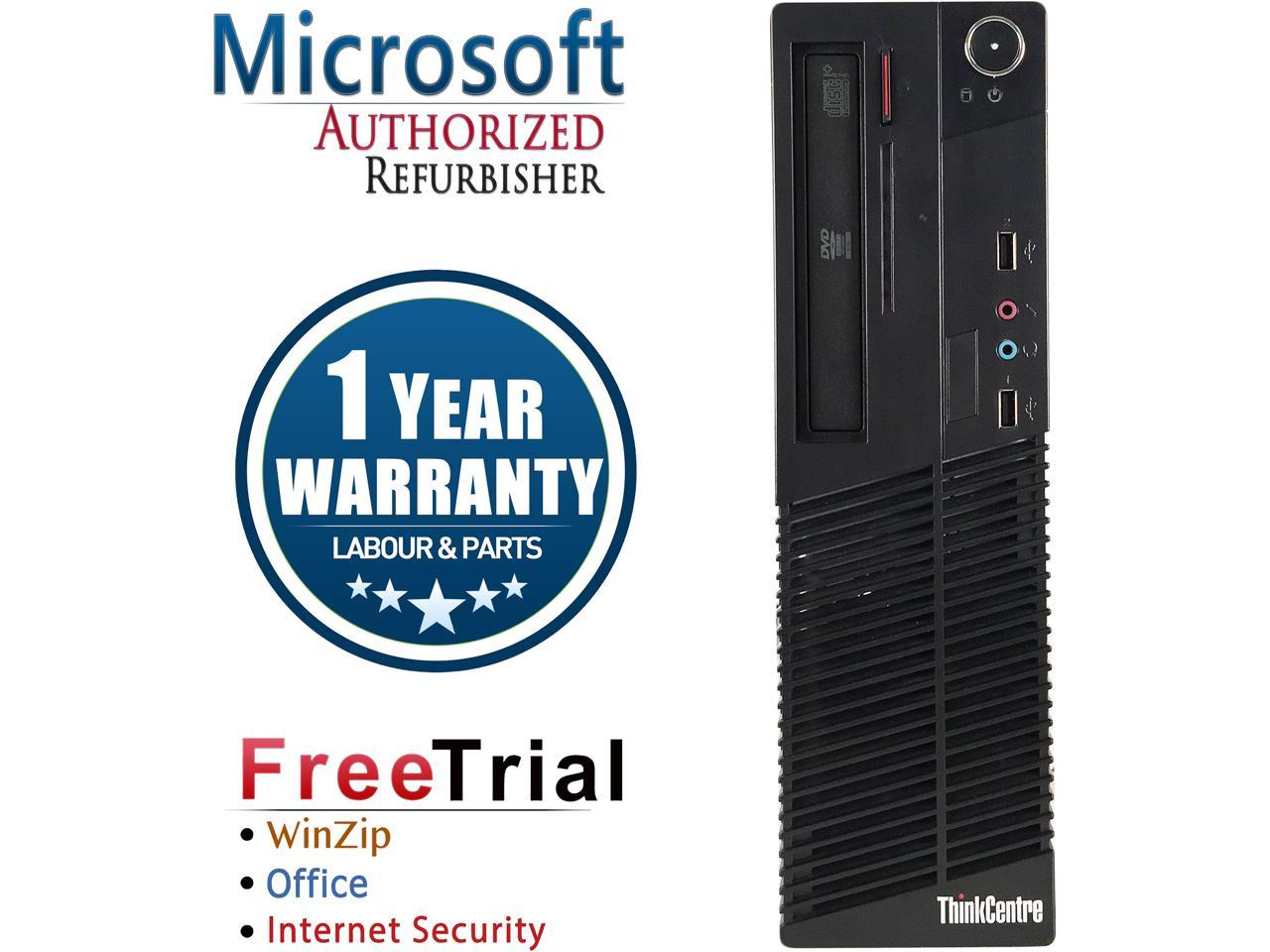 Lenovo Desktop Computer ThinkCentre M73 Intel Core i5 4th Gen 4430 (3.00 GHz) 16 GB DDR3 2 TB HDD Intel HD Graphics 4600 Windows 10 Pro Multi-Language, English / Spanish