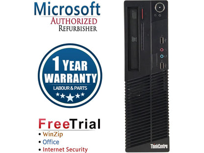 Lenovo Desktop Computer ThinkCentre M73 Intel Core i5 4th Gen 4430 (3.00 GHz) 16 GB DDR3 2 TB HDD Intel HD Graphics 4600 Windows 10 Pro Multi-Language, English / Spanish